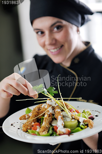 Image of chef preparing meal