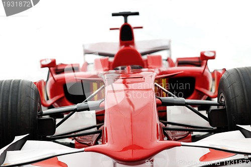 Image of red formel 1 model