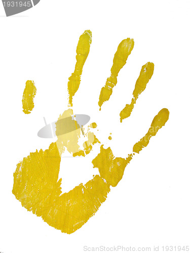 Image of hand print