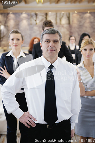Image of business people group on seminar