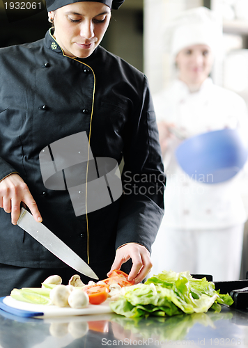 Image of chef preparing meal