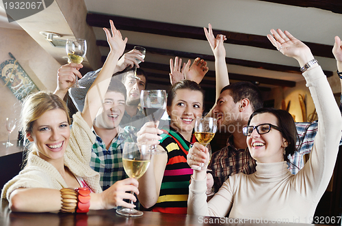 Image of Group of happy young people