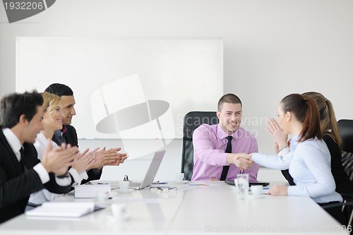 Image of business people group on meeting