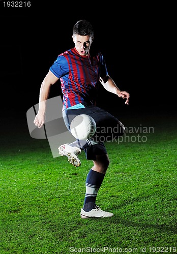 Image of football player in action
