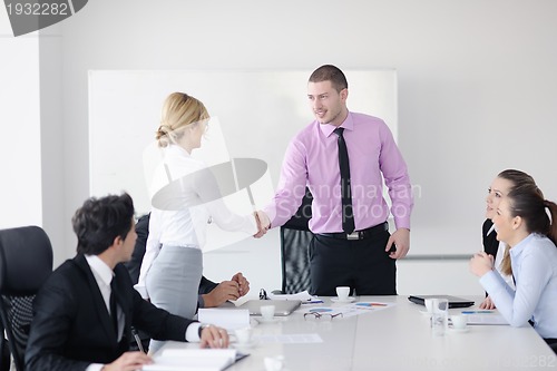Image of business people group on meeting