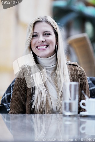 Image of portrait of a beautiful young woman