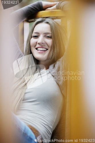 Image of portrait of a beautiful young woman