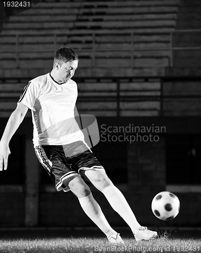 Image of football player in action