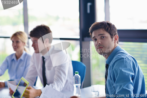 Image of business people in a meeting at office