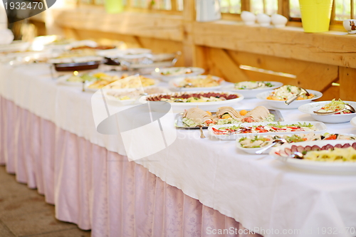 Image of catering food