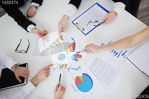 Image of business people in a meeting at office