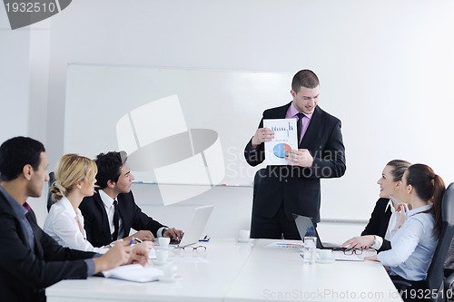 Image of business people group on meeting