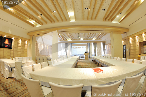 Image of Empty business conference room