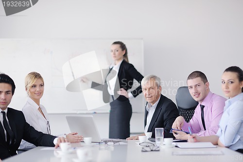 Image of business people group on meeting