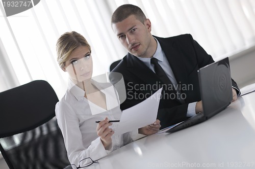 Image of business people in a meeting at office