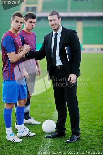 Image of professional sport manager and coach