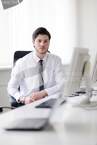 Image of business people group working in customer and helpdesk office