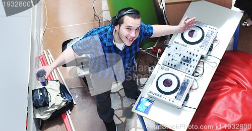 Image of dj on party event