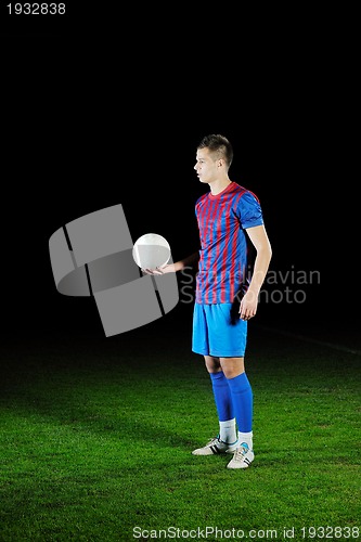 Image of football player in action