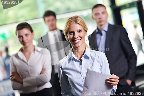 Image of business people in a meeting at office