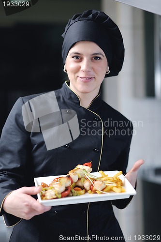 Image of chef preparing meal