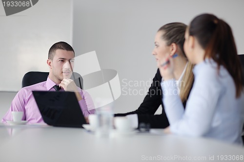 Image of business people group on meeting