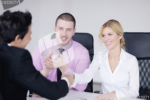 Image of business people group on meeting