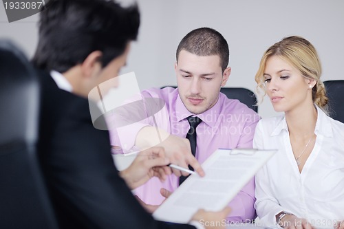 Image of business people group on meeting