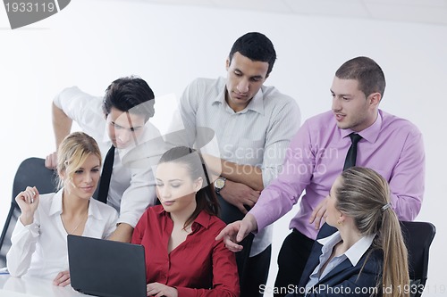 Image of business people group on meeting
