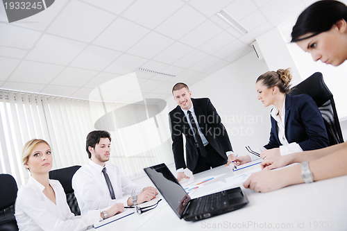 Image of business people in a meeting at office