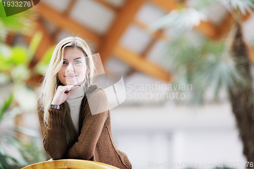 Image of portrait of a beautiful young woman