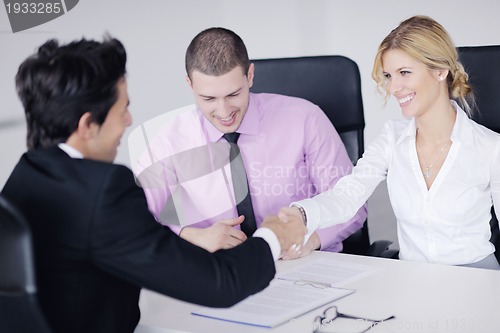 Image of business people group on meeting