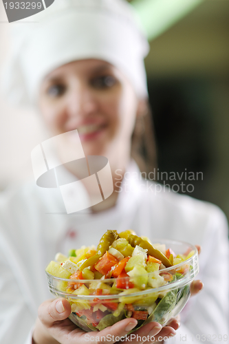 Image of chef preparing meal