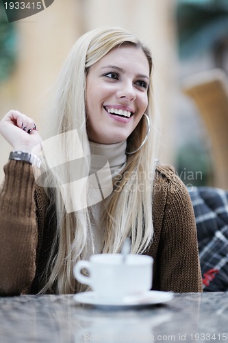 Image of portrait of a beautiful young woman