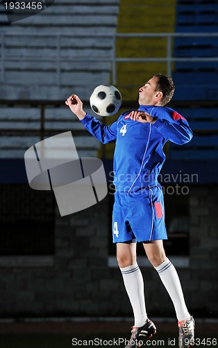 Image of football player in action