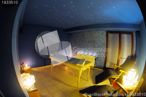 Image of massage room in spa saloon