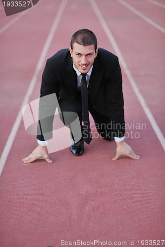 Image of business man in sport