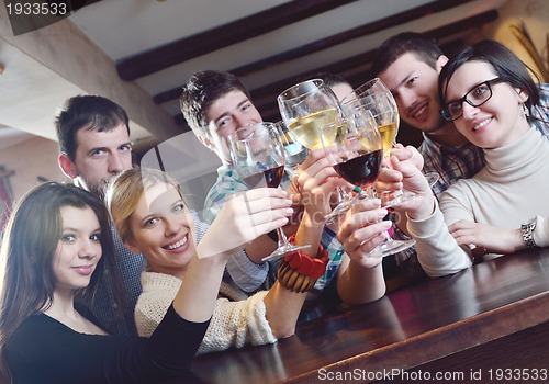 Image of Group of happy young people