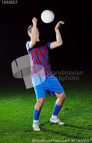 Image of football player in action