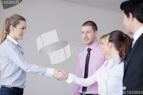 Image of business people group on meeting