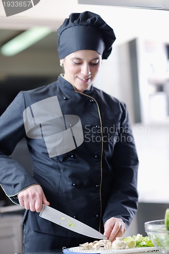 Image of chef preparing meal