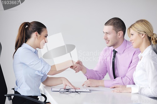 Image of business people group on meeting