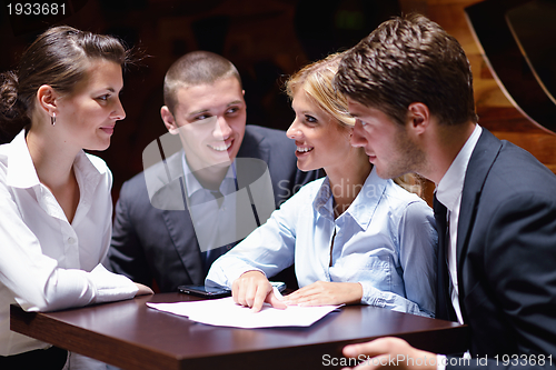 Image of business people in a meeting at office