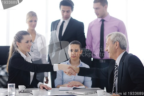 Image of business people group on meeting