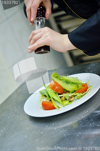 Image of chef preparing meal