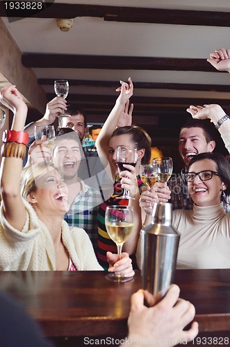 Image of Group of happy young people