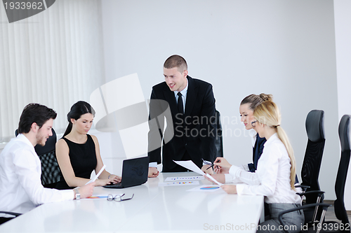 Image of business people in a meeting at office