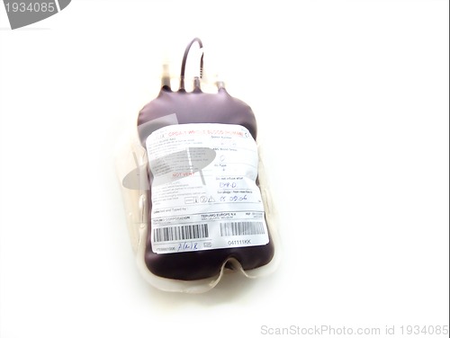 Image of blood donate bag