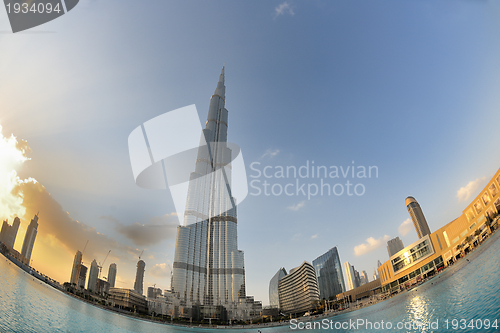 Image of dubai burj khalifa skyscraper