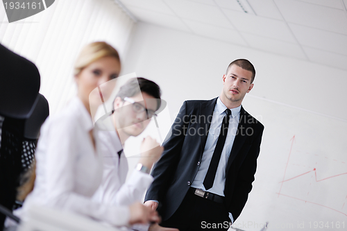 Image of business people in a meeting at office